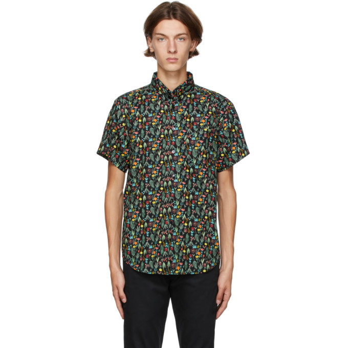 Photo: Naked and Famous Denim Black Floral Shirt