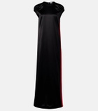 Loewe Silk-blend satin maxi dress