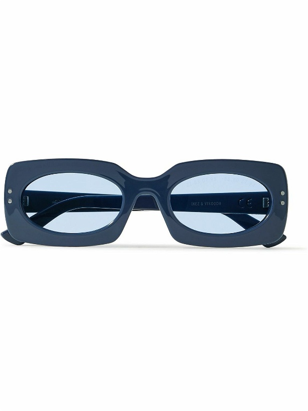 Photo: Clean Waves - Inez & Vinoodh Rectangle-Frame Parley Ocean Plastic® Sunglasses