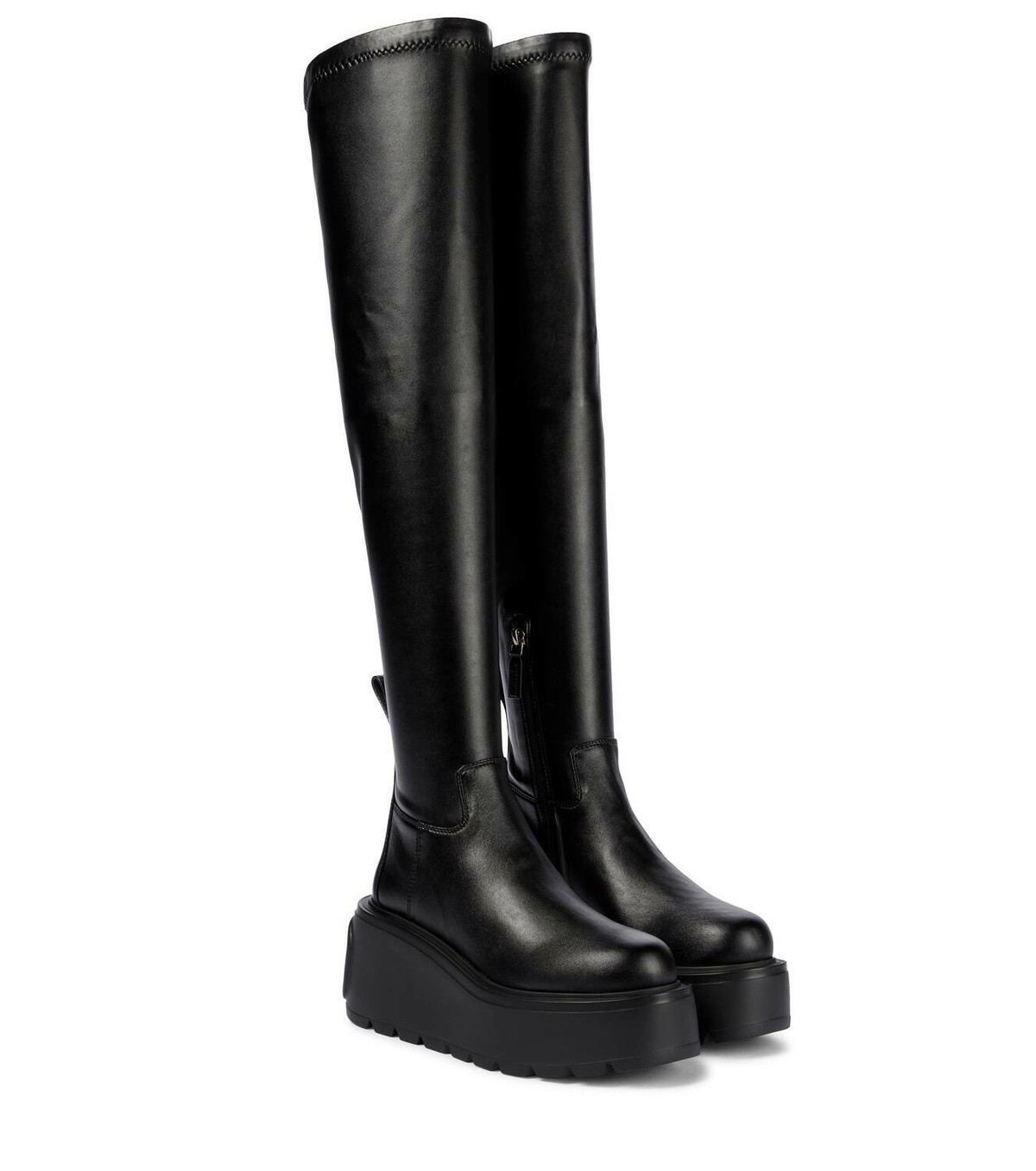 Valentino Garavani Supervee faux leather over-the-knee boots