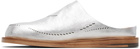 POST ARCHIVE FACTION (PAF) Silver Breath Slip-on Loafers