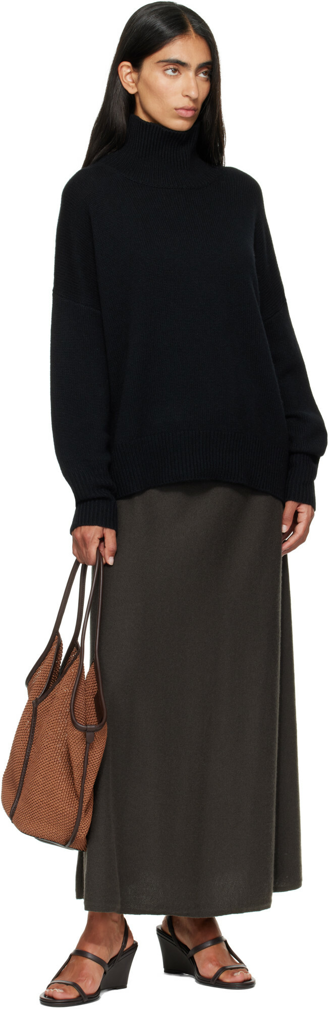 LISA YANG Black Heidi Turtleneck