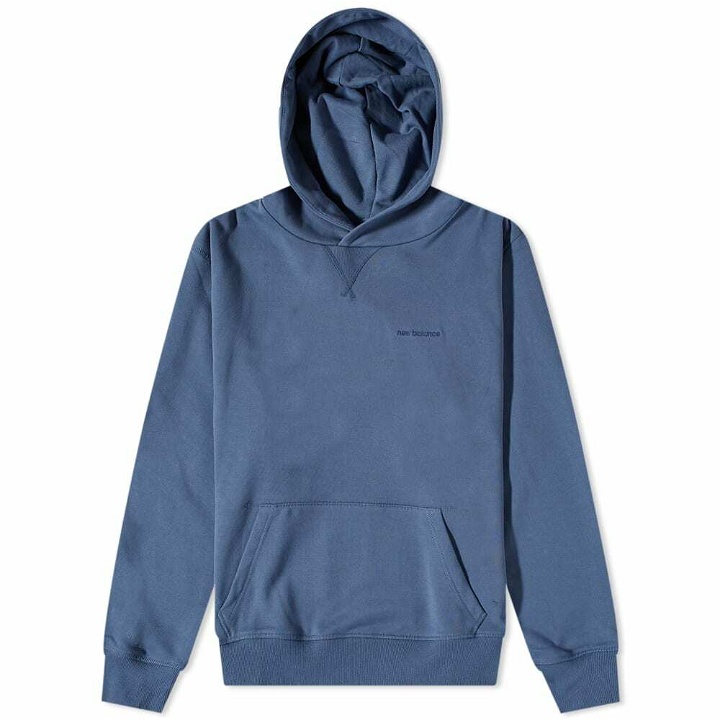 Photo: New Balance Men's Athletics Nature State Hoody in Blue