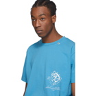 Off-White Blue Multi Symbols T-Shirt
