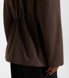 The Row Floriane cotton and cashmere field jacket