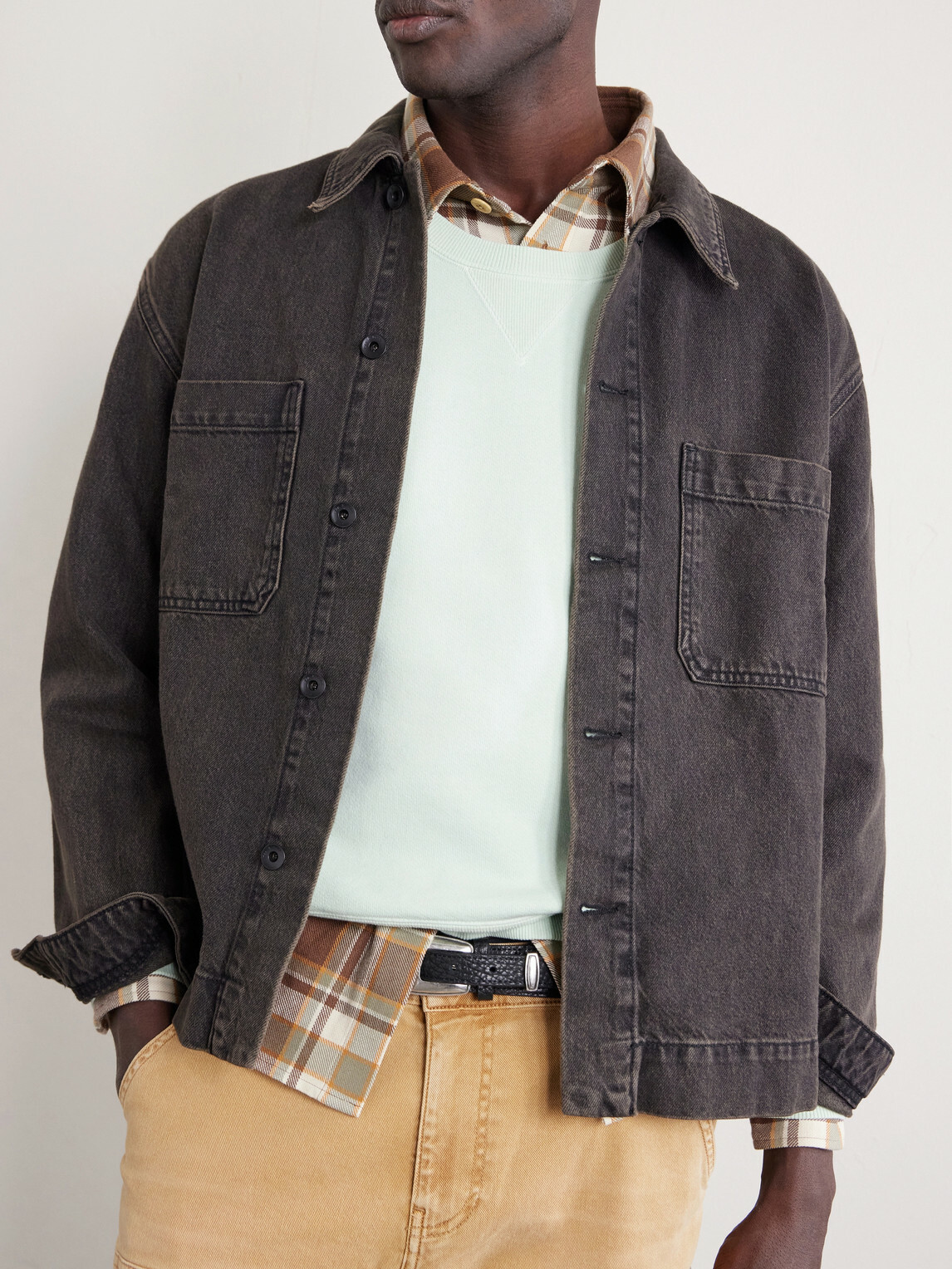 Visvim - Jumbo SB Cotton-Jersey Sweatshirt - Green