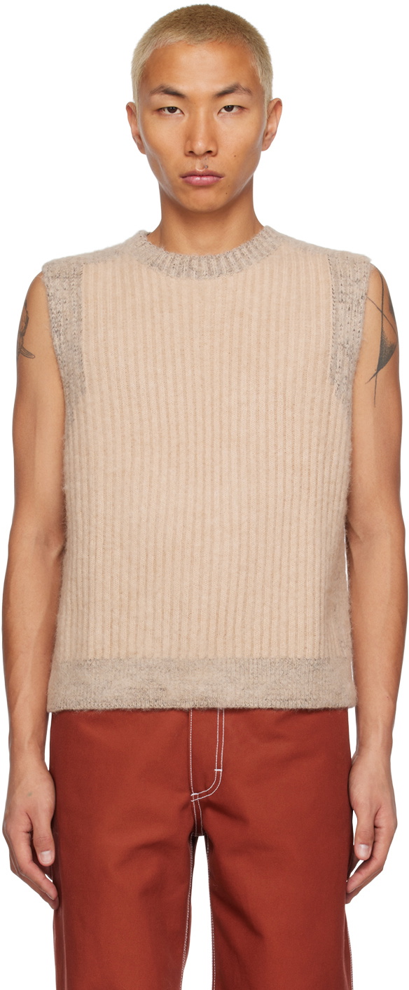 Eckhaus Latta Beige Poet Vest