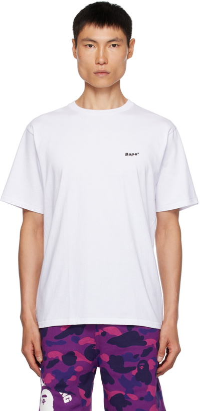 Photo: BAPE White Graffiti T-Shirt