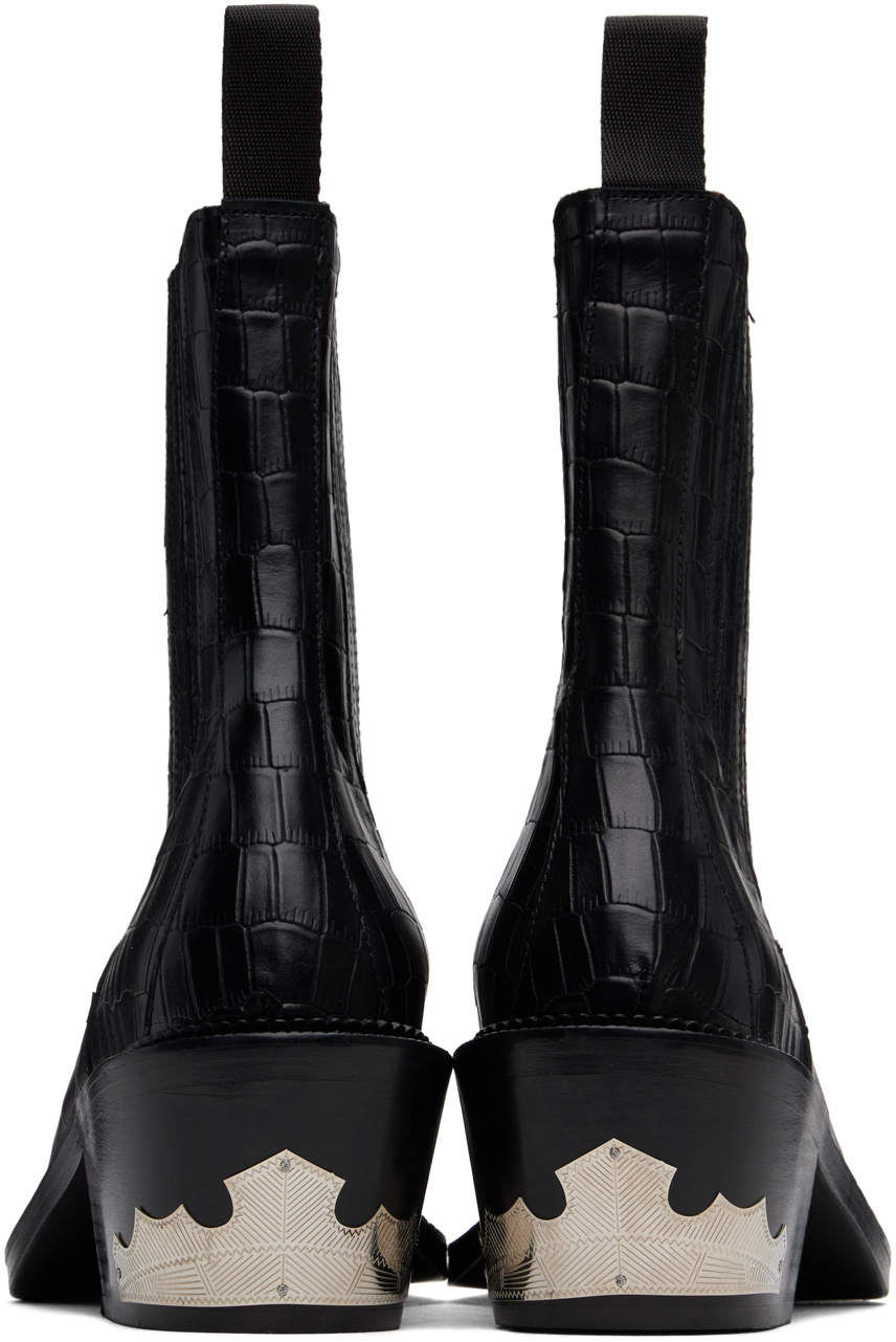 Toga Virilis SSENSE Exclusive Black Chelsea Boots