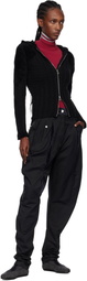Kiko Kostadinov Black Quimby Fitted Hoodie