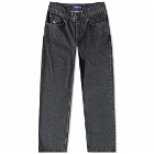 Fucking Awesome Men's Fecke Baggy Jean in Washed Black