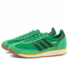 Adidas Men's SL 72 RS in Green/Off White/Crew Yellow