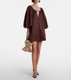 Adriana Degreas Cotton-blend minidress