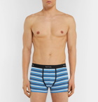 Paul Smith - Striped Stretch-Cotton Boxer Briefs - Navy