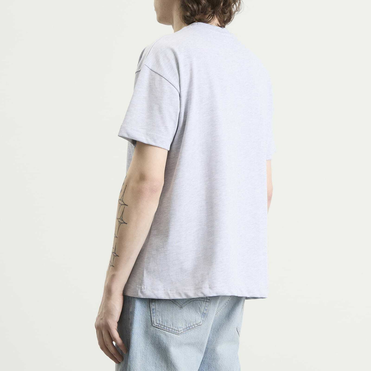 Club 1984 Men's Sl Athletics T-Shirt in Grey Marl