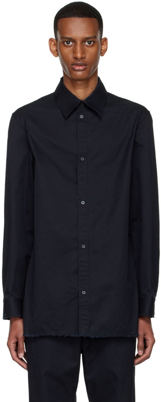 Photo: Balenciaga Black Cotton Shirt