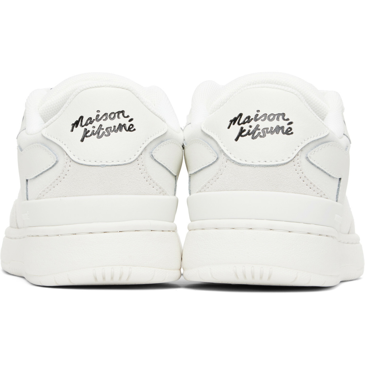 Maison Kitsuné White Chiru Sneakers