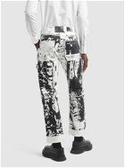 ALEXANDER MCQUEEN - Patch Cotton Denim Workwear Jeans