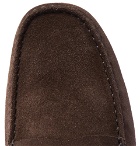 Tod's - Gommino Suede Driving Shoes - Dark brown
