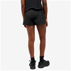 GANNI Women's Active Stretch Shell Shorts in Black