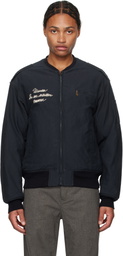 visvim Navy Gunner Acala Reversible Bomber Jacket