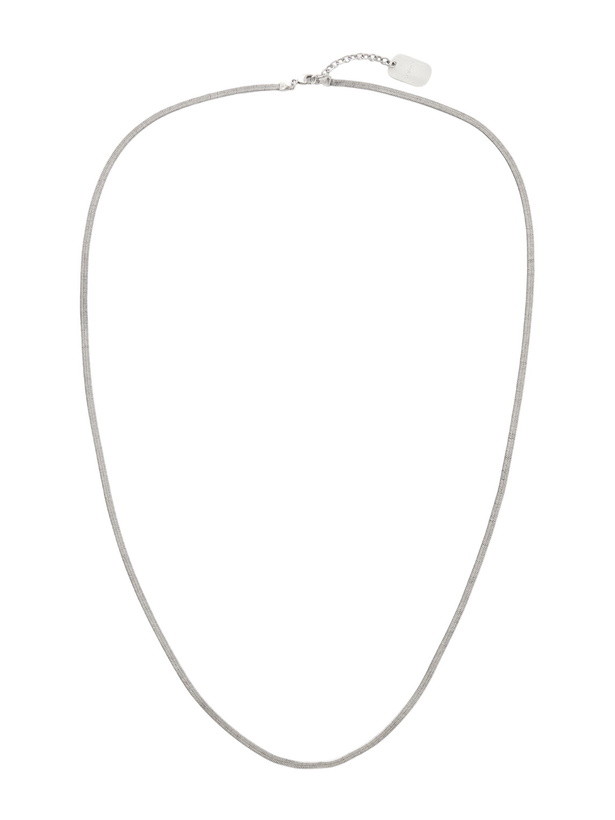 Photo: SAINT LAURENT - Silver-Tone Chain Necklace - Silver