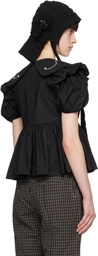 Chopova Lowena Black Lasso Blouse