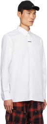 Givenchy White Boxy Shirt