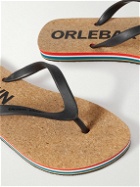 Orlebar Brown - Haston Logo-Debossed Rubber and Cork Flip Flops - Multi
