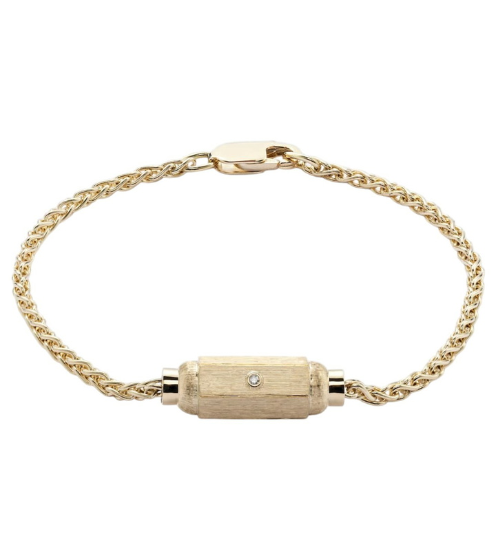 Photo: Marie Lichtenberg Coco Micro 18kt gold bracelet with diamonds