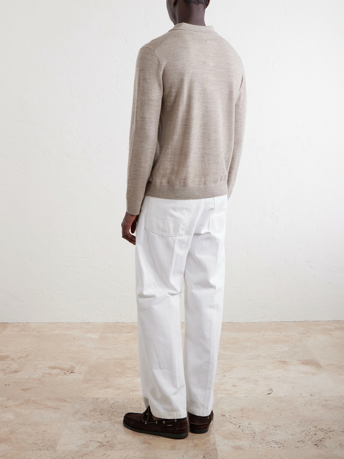 Onia - Merino Wool Polo Sweater - Neutrals