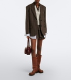 Acne Studios Checked wool-blend blazer