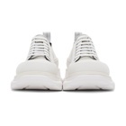 Alexander McQueen Off-White Suede Tread Slick Platform Sneakers