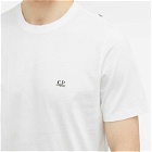 C.P. Company Men's 30/1 Jersey Goggle T-Shirt in Gauze White