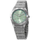 Breitling Chronomat Quartz Chronometer Diamond Green Dial Ladies Watch A77310101L1A1
