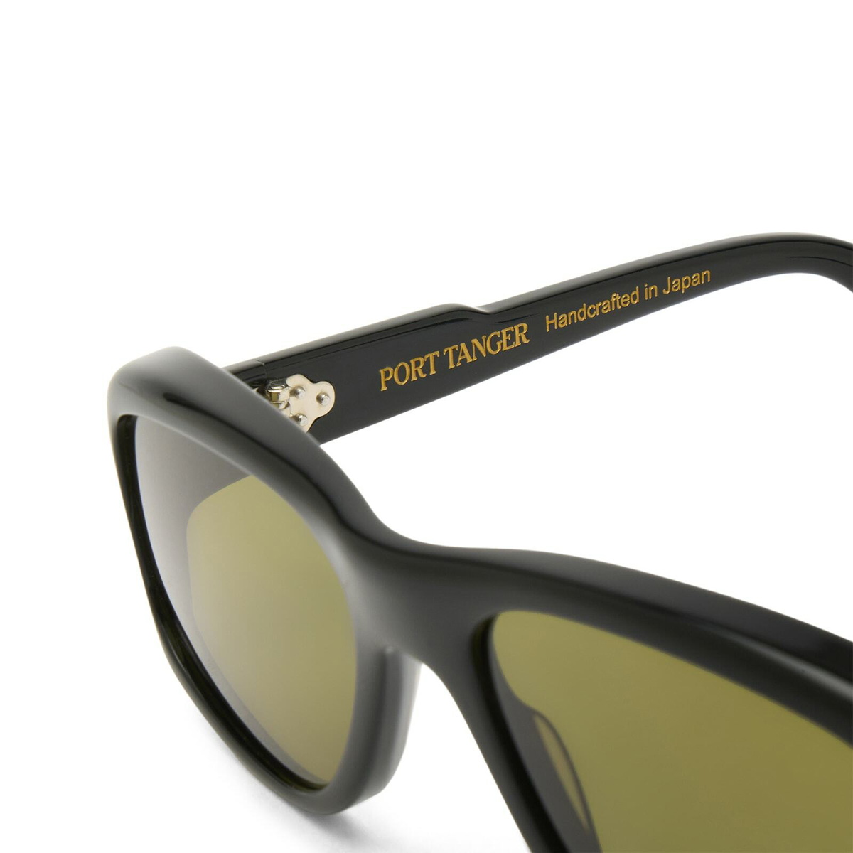 Port Tanger Bamba Sunglasses in Black/Dark Green 