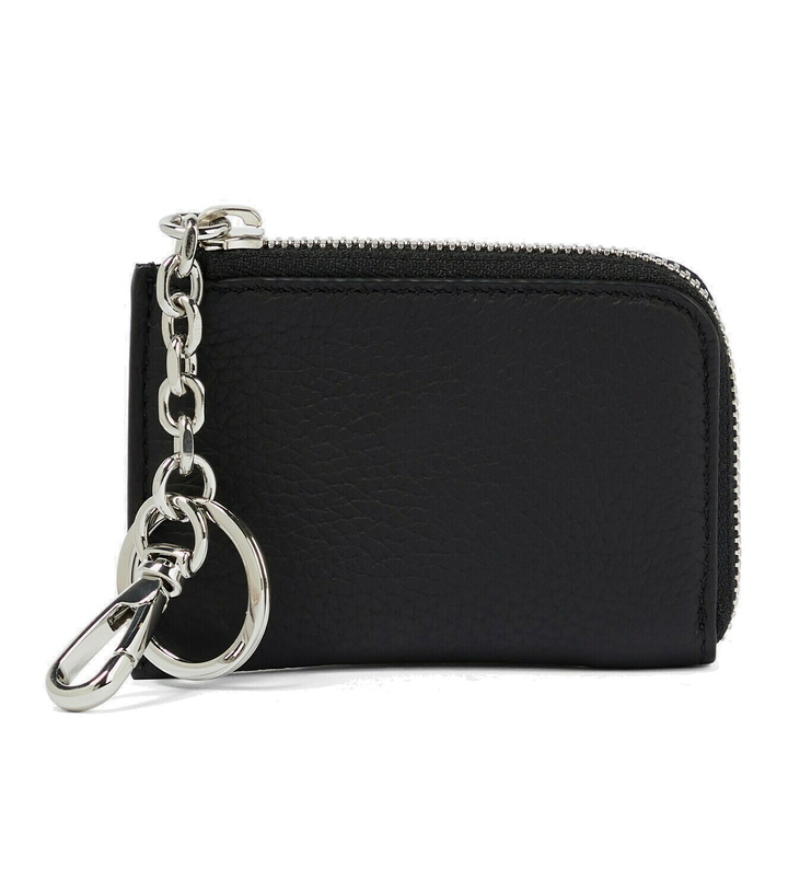 Photo: Maison Margiela - Leather card holder with keychain