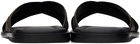 Versace Black Greca Sandals