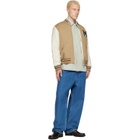 Moncler Beige Oreane Down Bomber Jacket