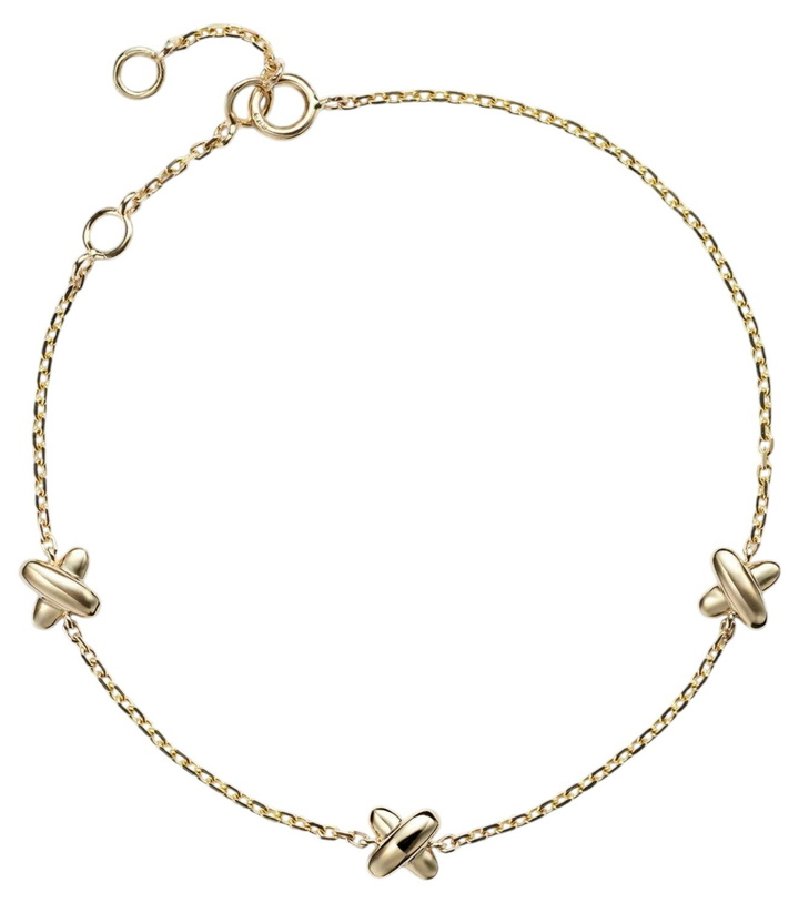 Photo: Stone and Strand Golden Kisses 14kt gold chain bracelet