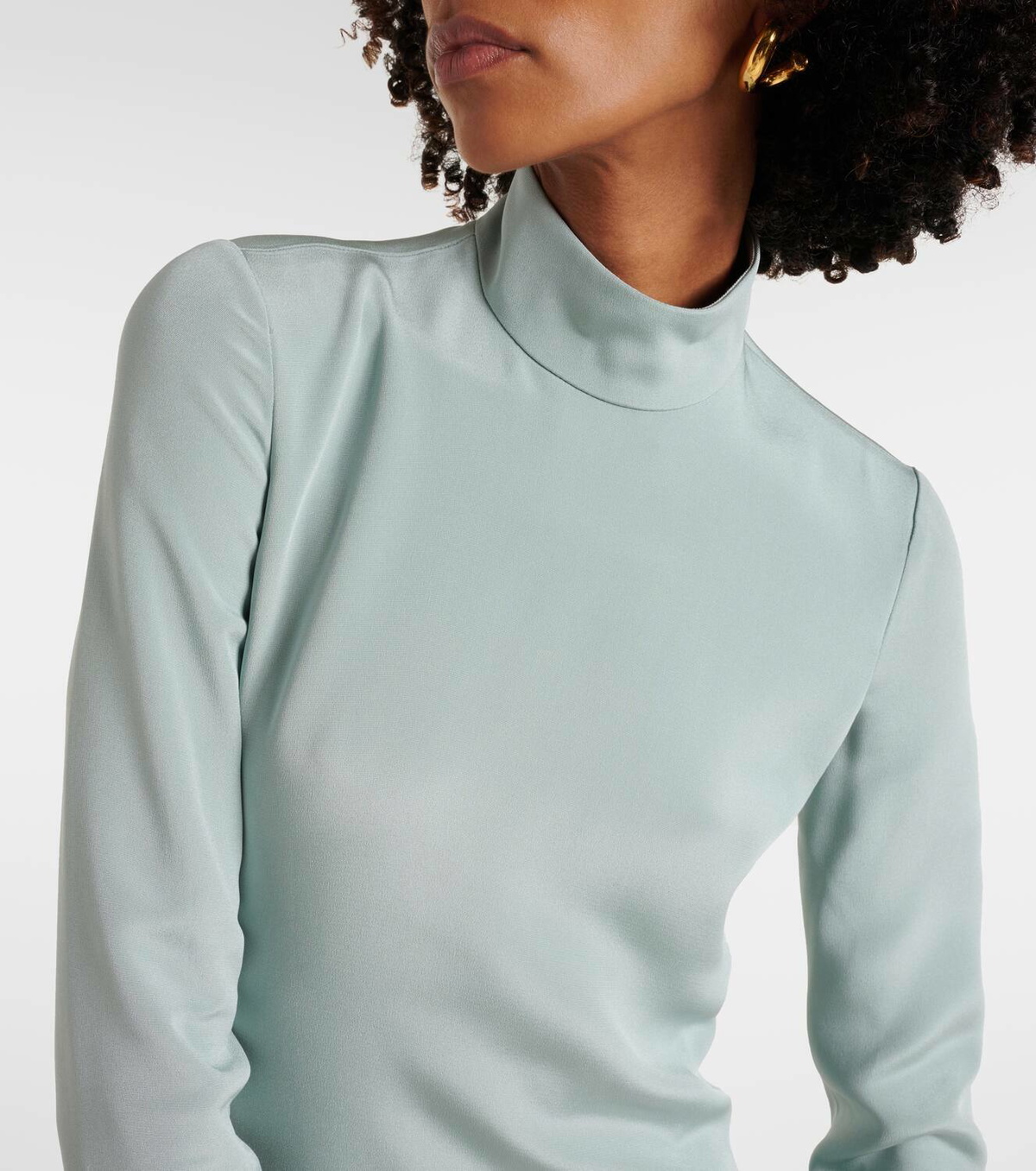 Loro Piana Peggie silk cady gown