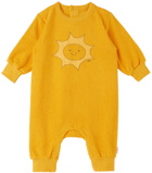 TINYCOTTONS Baby Yellow Sun Print Romper
