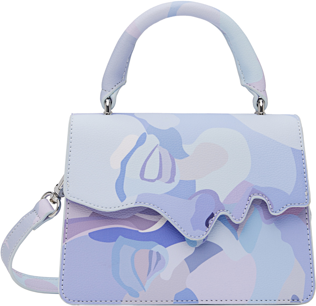 【関税込み】KidSuper ピンク Kissing バッグ KidSuper Kissing Bag Pink in Vegan PU with Silver-tone - US