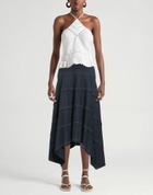 Peserico Womens Midi skirt Midnight in Blue