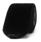 Lanvin - 7cm Velvet Tie - Men - Black