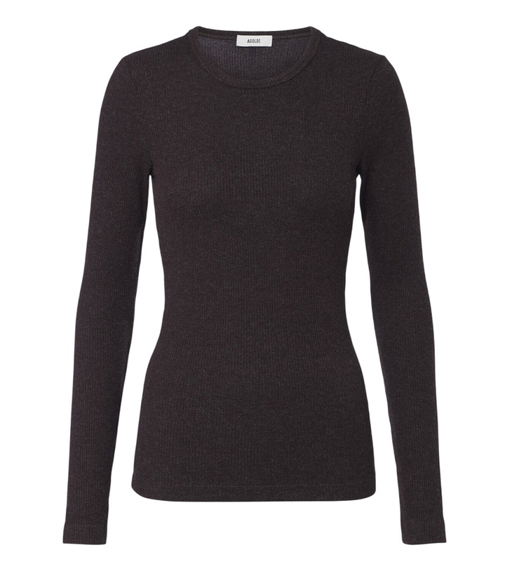 Photo: Agolde Delphi ribbed-knit top