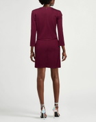 Manila Grace Womens Mini dress Burgundy