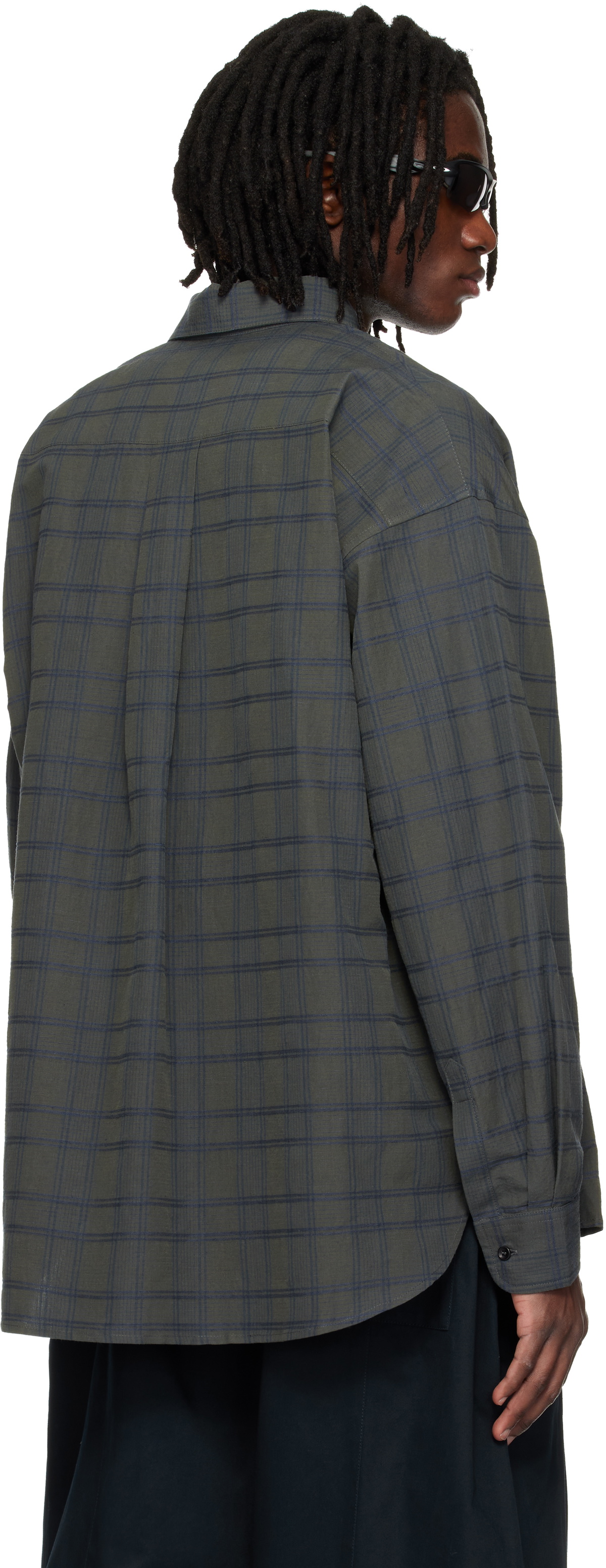 SAGE NATION Gray Chisholm Shirt