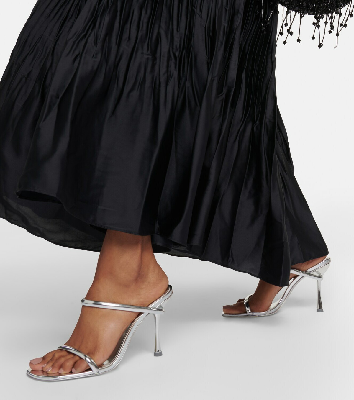 Simkhai Siren metallic leather sandals