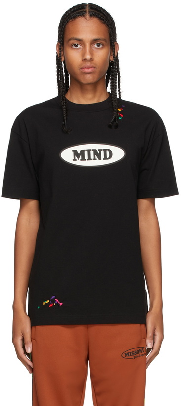 Photo: Palm Angels Black Missoni Edition 'Mind' T-Shirt